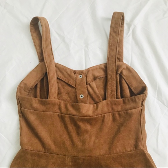 đź’•ONE DAY SALEđź’• Forever 21 suede snap dress - Picture 8 of 12